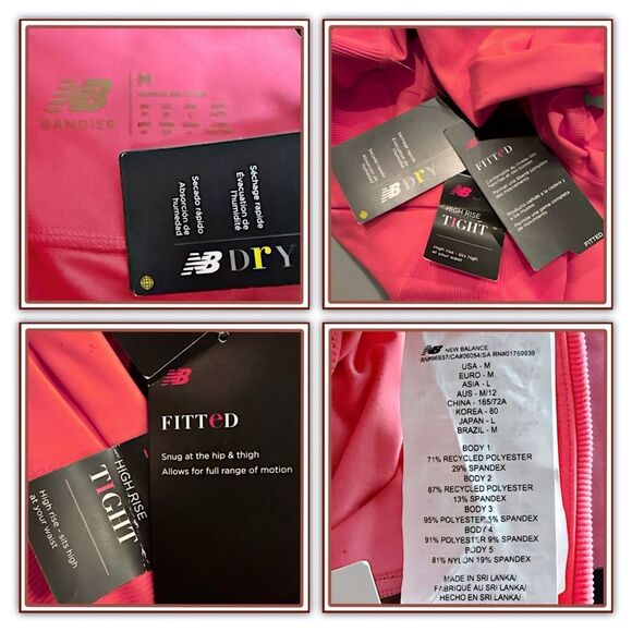 NWT New Balance x Bandier Move Her World Ultra High Rise Tight Workout Leggings - Picture 7 of 16